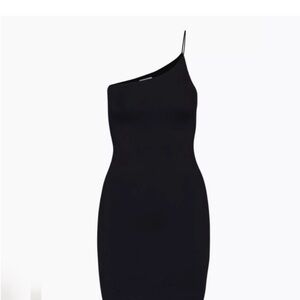 Aritzia One-Shoulder Elegant Black Dress